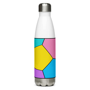 Mixed Geo Design Stainless Steel Water Bottle